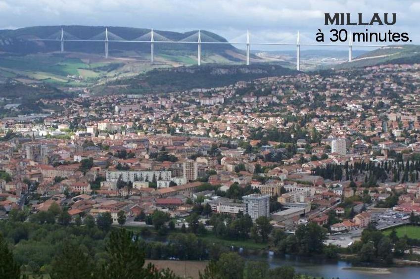 Chambre Au Calme Avec Spa Privatif Gratuit Sud Aveyron Les Palmiers Des Causses Saint-Rome-de-Tarn Exterior photo